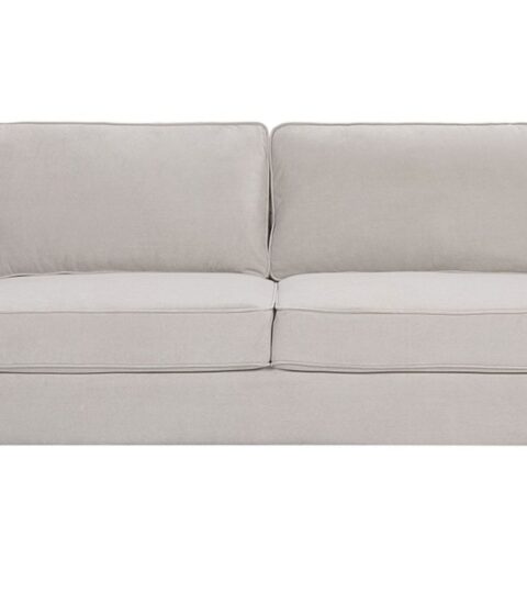 Sofas Beliani  | 3 Seater Velvet Sofa Beige Ronneby