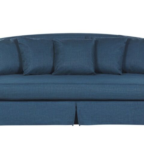 Sofas Beliani  | 3 Seater Fabric Sofa Blue Gilja